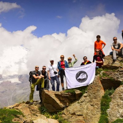 climbing mt. Elbrus